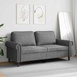  Dvosjed tamnosivi 140 cm baršunasti | Eponuda.com