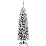 vidaXL Umestno božično drevo Zelena 150 cm PVC in Jeklo in Plastika | Shoptok.si
