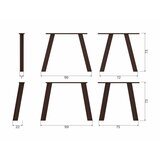 WOOOD Jedilna miza iz masivnega hrasta 100x220 cm Tablo – | Shoptok.si