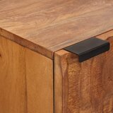  Highboard Finš acacije smeđa 40 x 33 x 110 cm Čvrsto drvo manga | Eponuda.com
