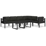 SOFA za jednu osobu s jastucima aluminijska antracit | Eponuda.ba
