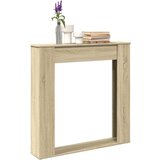 vidaXL Okvir za kamin boja hrasta 100x20x100 cm od konstruiranog drva Cijene