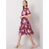 Fashion Hunters Audette purple floral dress | shoptok.hr