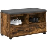  Haldna klop z blazino s predalom Dimljeni oreh 80 x 38 x 46 cm, (5000155621) | Shoptok.si