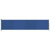 vidaXL Zložljiva stranska tenda za teraso 140x600 cm modra | Shoptok.si