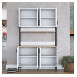 Hanah home Komoda s ladicama JE173 3399, 120x198,6x40 cm, Bijela | Eponuda.ba