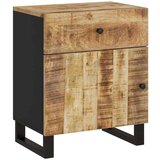  Noćni ormarić 50x33x60 masivno drvo bagrema i konstruirano drvo | shoptok.hr