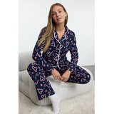 TRENDYOLMILLA Ženski set pidžame Thmaw25Pt00167, Tamnoplavi | Eponuda.com