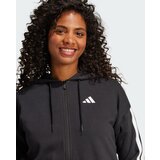 Adidas Športna jopa na zadrgo 'Essentials' črna / bela | Shoptok.si