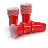 BeerCup Nadal Classics, rdeči kozarci za zabavo, 16 oz, 473 ml, kozarci za pijačo, za večkratno uporabo, vzdržljivi | Shoptok.si