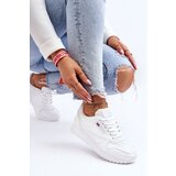 Boto Leather Lace Up Platform Sports Shoes White Merida | Shoptok.si