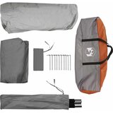 Instant šator s krovom Siva i narančasta 305 x 275 x 190 cm | shoptok.hr