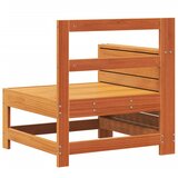  Vrtna sofa s naslonom za ruke smeđa 69x62x70,5 cm od borovine | shoptok.hr