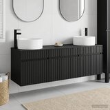  Set ormarića za kupaonicu 3 kom. Crna 49 x 44 5 x 65 5 cm - Crna | shoptok.hr