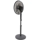 Ventilator s podstavkom 45 cm, črn