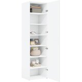  Visoka komoda bijela 50x42,5x185 cm od konstruiranog drva | shoptok.hr