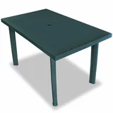  Vrtni stol od plastike zeleni 126 x 76 x 72 cm