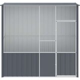 vidaXL Kavez za ptice antracit 215 x 78 x 200 cm od pocinčanog čelika | shoptok.hr
