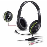 Genius HS-400A Slušalice sa mikrofonom, Crno-zelena | Eponuda.com
