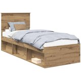  Okvir za krevet Umjetnička hrastovina 75 x 190 cm | shoptok.hr
