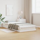 vidaXL Posteljni okvir 80x220 cm Trden bor Cene