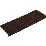  Otirači za stepenice 15 kom prošiveni 65x21x4 cm smeđi | shoptok.hr