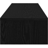  Stalak za monitor s ladicama Crni hrast 100x27x15 cm Konstruirano drvo | shoptok.hr