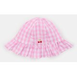 Sinsay Pamučni bucket hat na kockice s vezom trešanja | shoptok.hr
