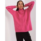 Wool Fashion Italia Sweater-AT-SW-2355-2.30X-Dark Pink | Shoptok.si