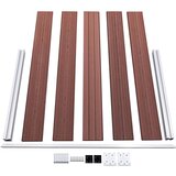  Vrtna ograda WPC 872 x 106 cm smeđa | shoptok.hr