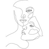 Venture Home poster Faces 30 × 40 cm, bijeli | shoptok.hr