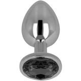 Anal Plug Metal Black 7cm