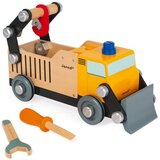 Janod BricoKids – Avto iz lesa in set za sestavljanje – Tovornjak – 43 kosov Cene