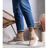 Gemre Brown sneakers with Taryn chain | shoptok.hr