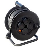 solight PB34 - Produžni kabl na kolutu 50 m crni IP44 | Eponuda.com
