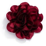INF Broška iz satenaste tkanine z veliko rožo DarkRed, (21686066) | Shoptok.si