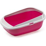 Moderna Comfy Step otvoreni WC za mačke sa visokim ramom, veliki Taupe | Eponuda.com