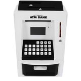  Kasica prasica u obliku bankomata s karticom za bankomat - crni | shoptok.hr