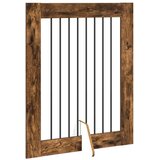  Vrata za pse s postoljem 2 pcs Dimljeni hrast 80 x 100 cm | shoptok.hr