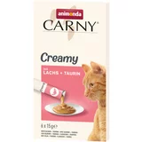 Animonda Carny Adult Creamy - Varčno pakiranje 24 x 15 g z lososom in tavrinom