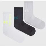 Under Armour Nogavice 3-pack črna barva, 1373084