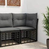  Modularni zunaji kotiček za sedežno enoto Črna 62 x 62 x 70 cm, (5000240805) | Shoptok.si