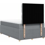  Krevet s oprugama i madracem svjetlosivi 120x190 cm od tkanine | shoptok.hr