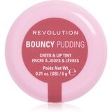 Revolution Bouncy Pudding Lip & Cheek večnamensko ličilo za ustnice in lica odtenek Rosy Cloud 6 g Cene