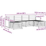  Set vanjskih sofa 5 kom. | shoptok.hr