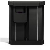 simplehuman Mat črn jeklen koš za smeti 34+24 l za ločevanje odpadkov/s pedalom – | Shoptok.si