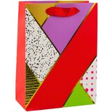  Paper Gift Bag Geometric Patterns 23 x 18 x 10.5 cm | shoptok.hr