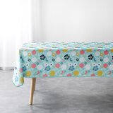Douceur d intérieur nappe rectangle 150 x 240 cm polyester imprime lily menthe multicolour Cijene
