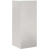 vidaXL Ograja za polže srebrna 10 x 10 x 25 cm Nerjaveče jeklo | Shoptok.si