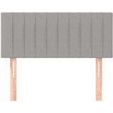  Uzglavlje svjetlosivo 100x5x78/88 cm od tkanine | shoptok.hr